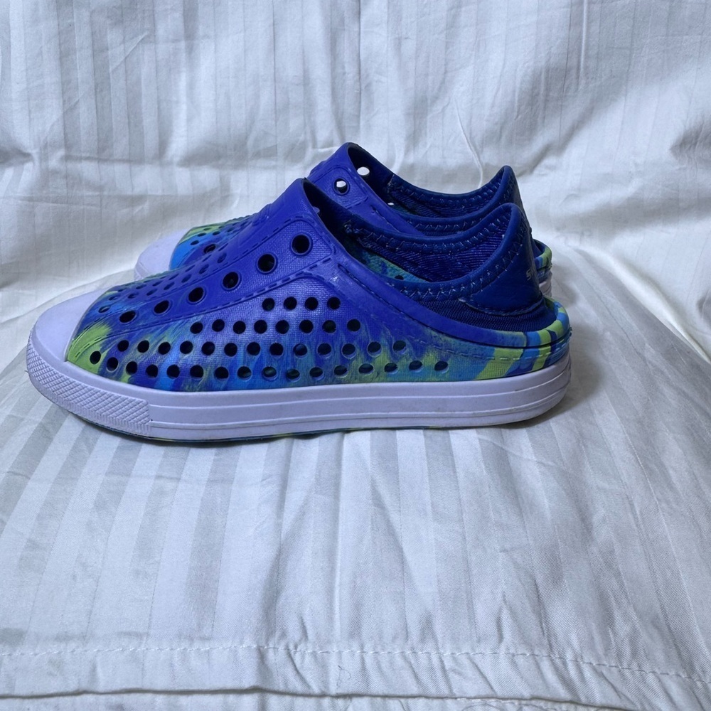 Skechers Solar Surge Blue Lime Boys Water Play Sandal Sneakers Size 13 - Picture 4 of 10
